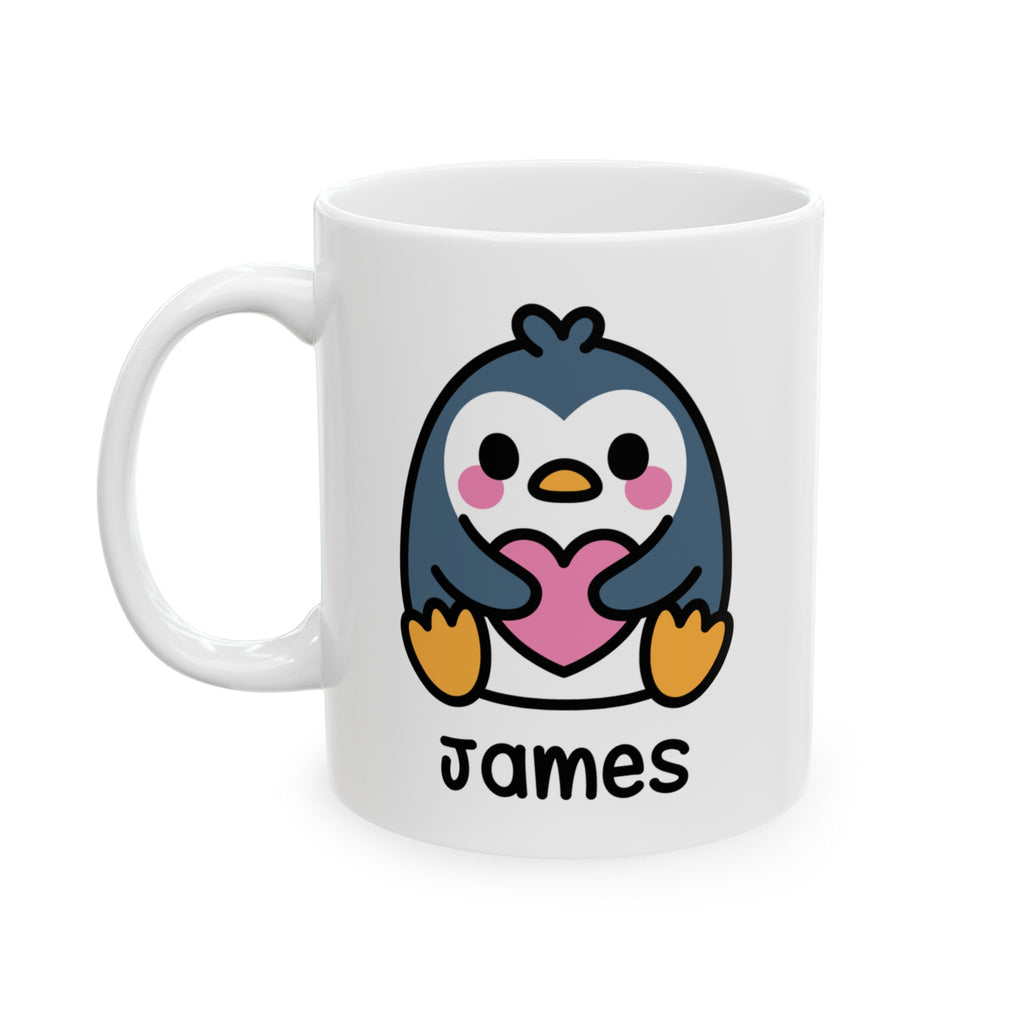 Cute Baby Penguin - Personalised Coffee Mug