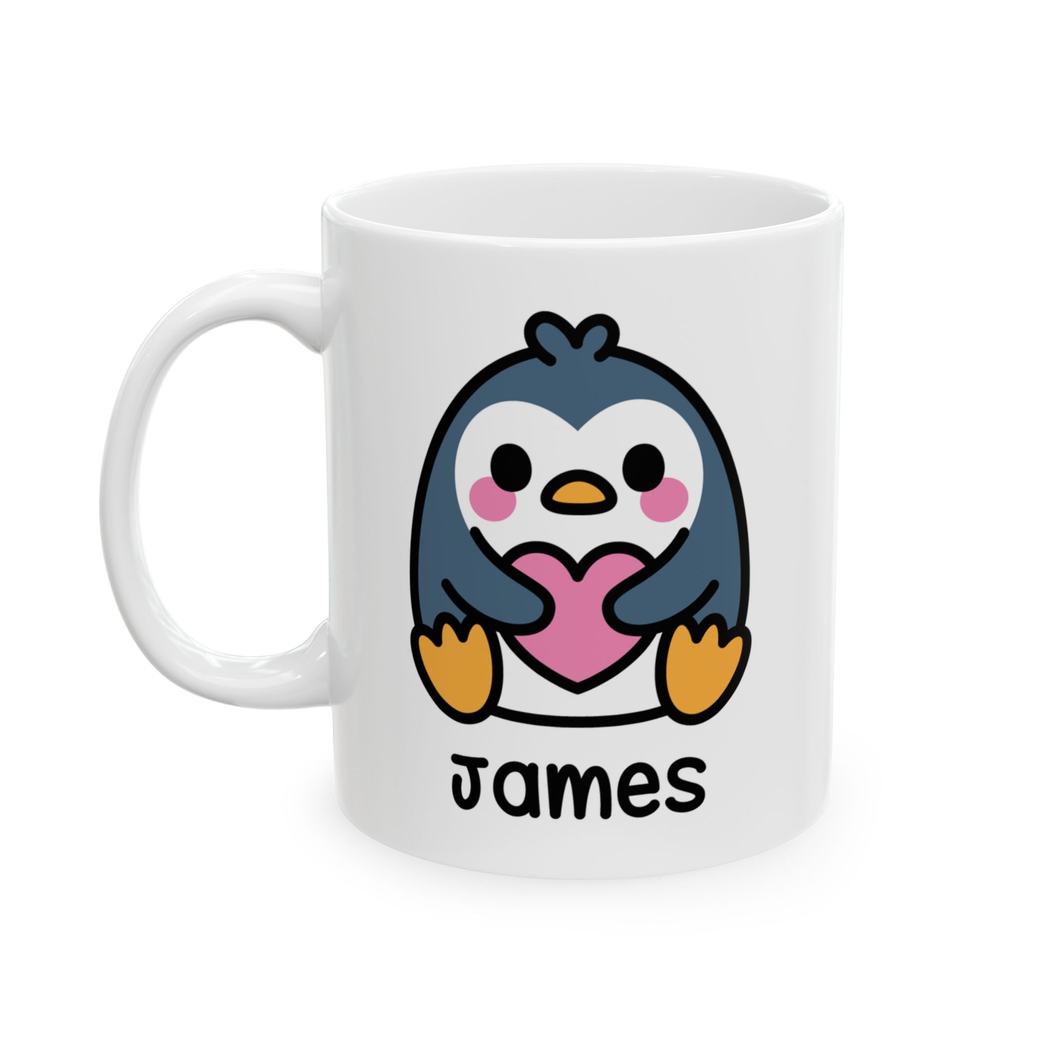 Cute Baby Penguin - Personalised Coffee Mug