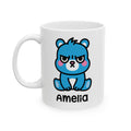 Cute Grumpy Bear - Personalised Coffee Mug