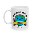 Cute Worlds Best Custom Title Mug On White Background
