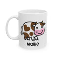 Cute Silly Cow - Personalised Coffee Mug