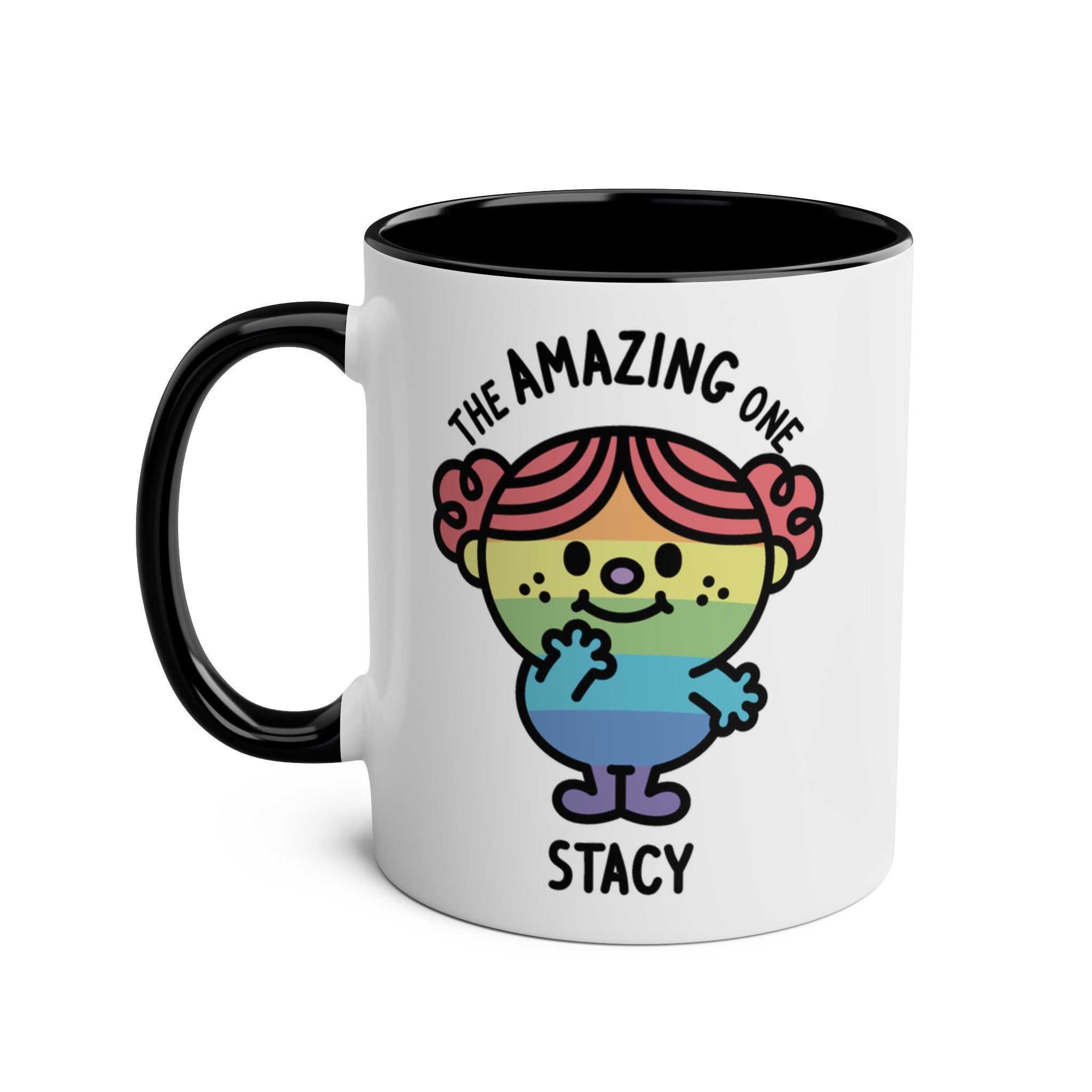 The Amazing One - 11oz Personalised Character Gift Mug Black