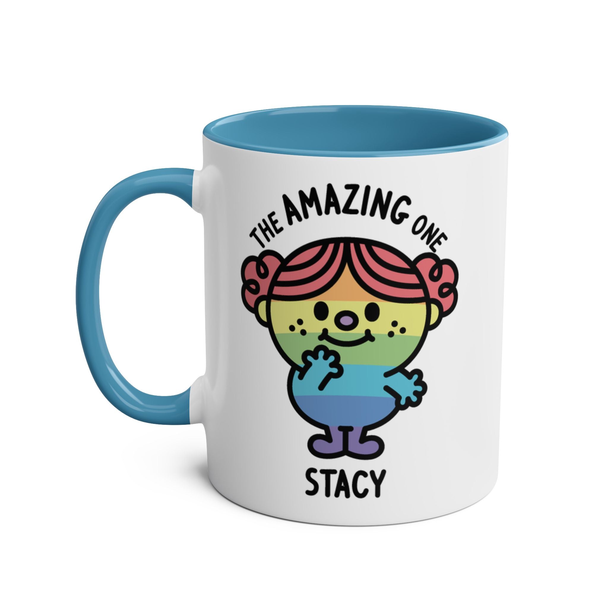 The Amazing One - 11oz Personalised Character Gift Mug Blue