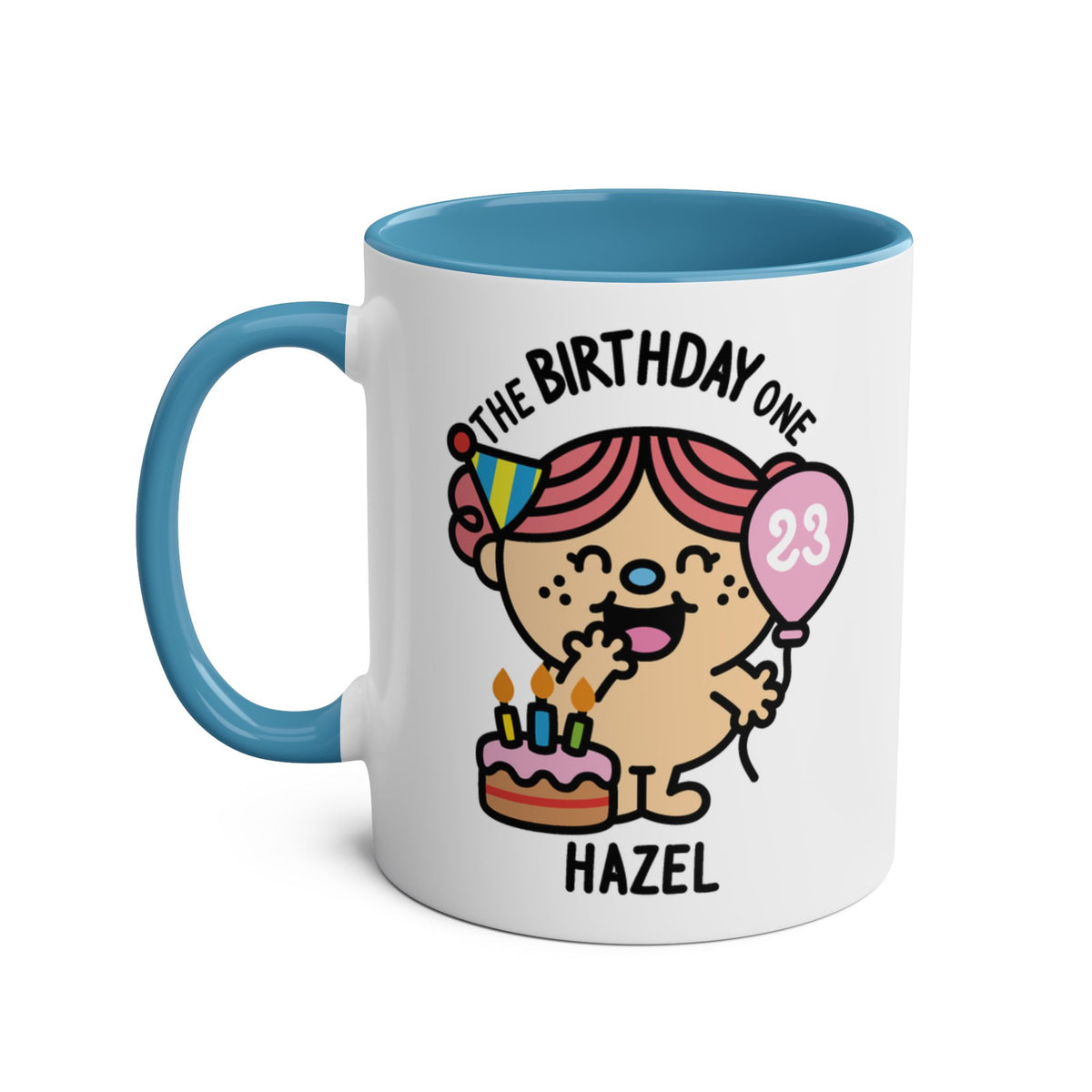 The Birthday One - Adorable Personalised Coffee Mug Blue