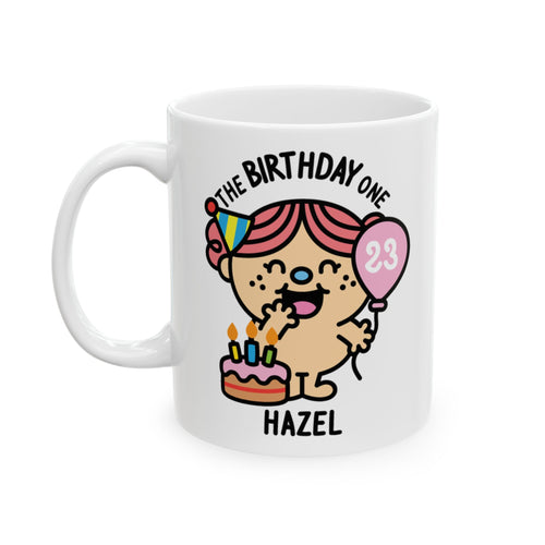 The Birthday One - Adorable Personalised Coffee Mug White