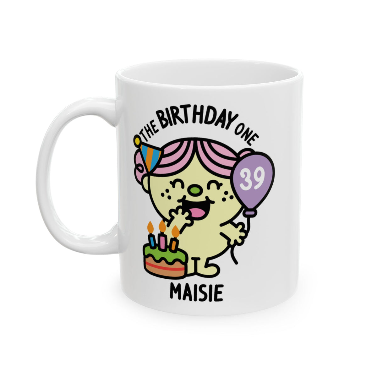The Birthday One - Custom Name Coffee Mug White