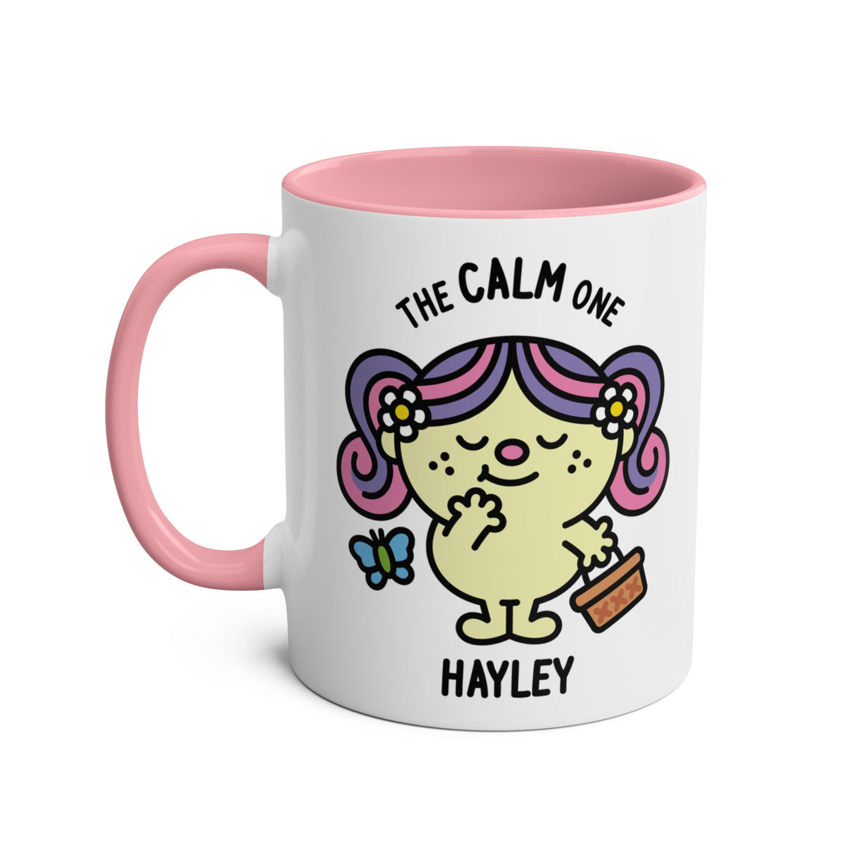 The Calm One - Adorable Personalised Coffee Mug Pink Colour