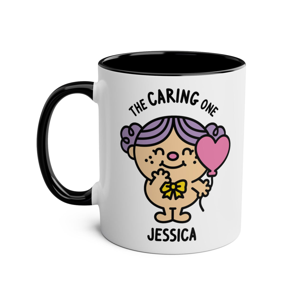 The Caring One - Adorable Personalised Coffee Mug Black Colour