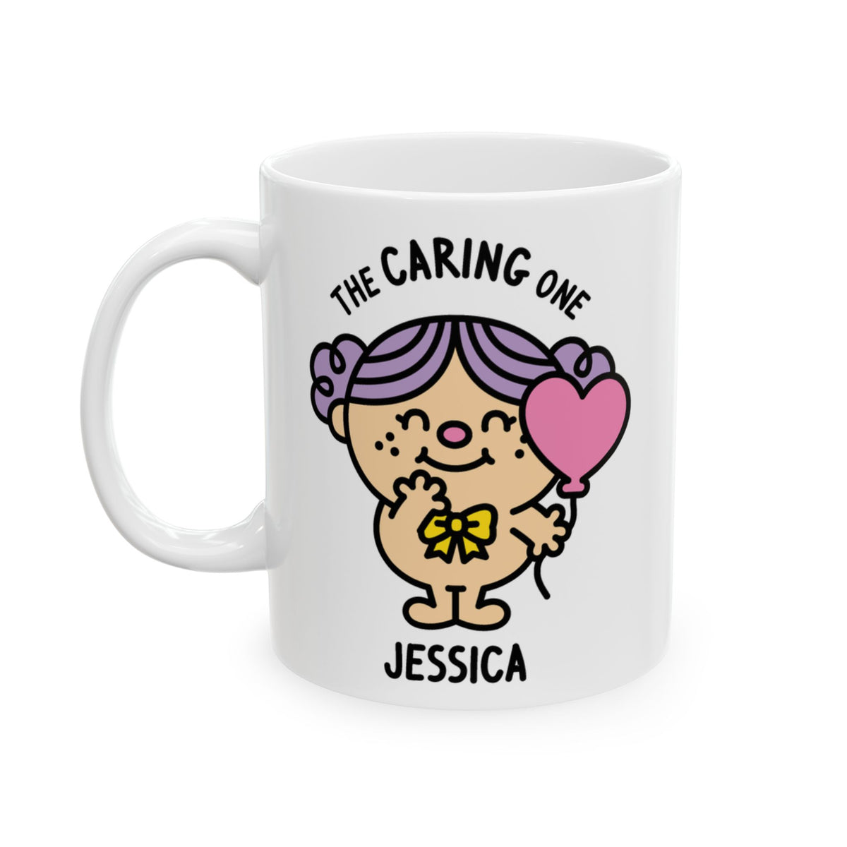 The Caring One - Adorable Personalised Coffee Mug White