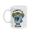 The Chatty One - Adorable Personalised Coffee Mug White