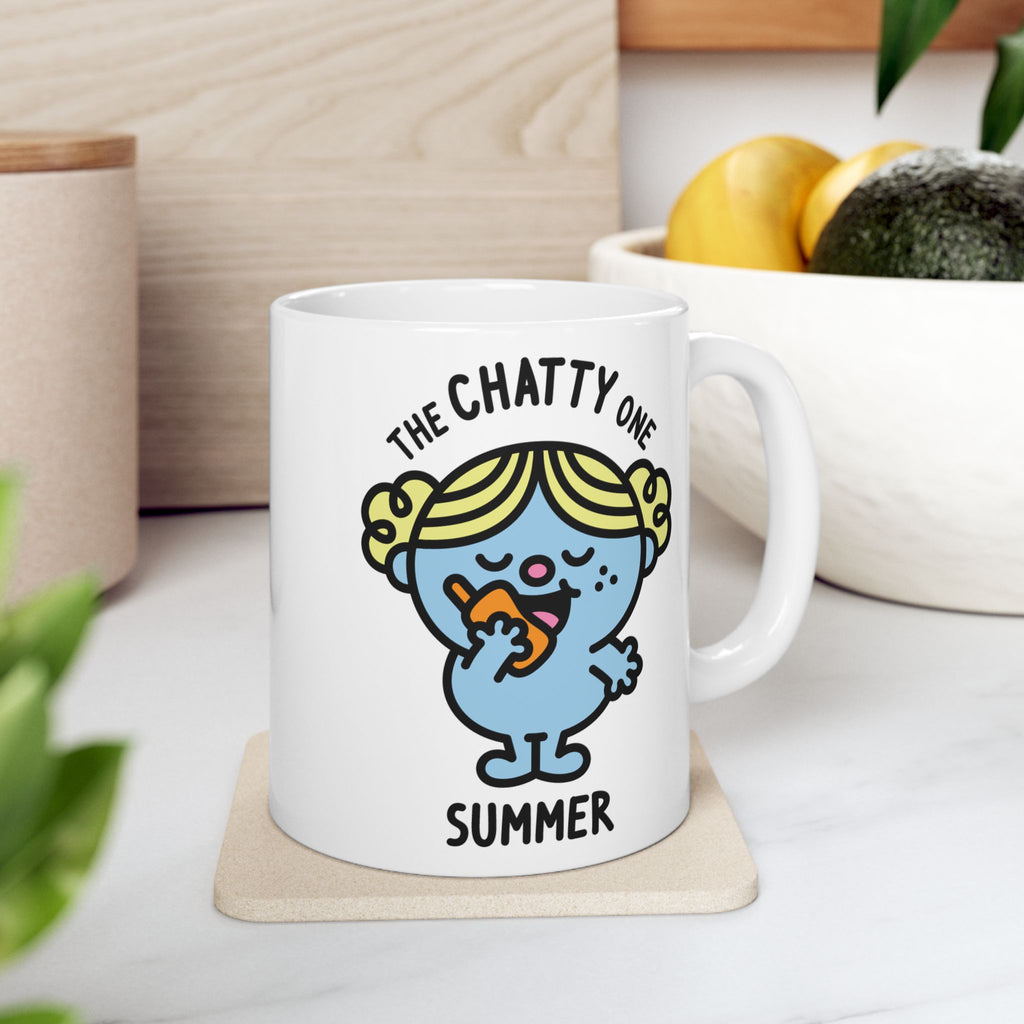 The Chatty One - Adorable Personalised Coffee Mug White Kitchen