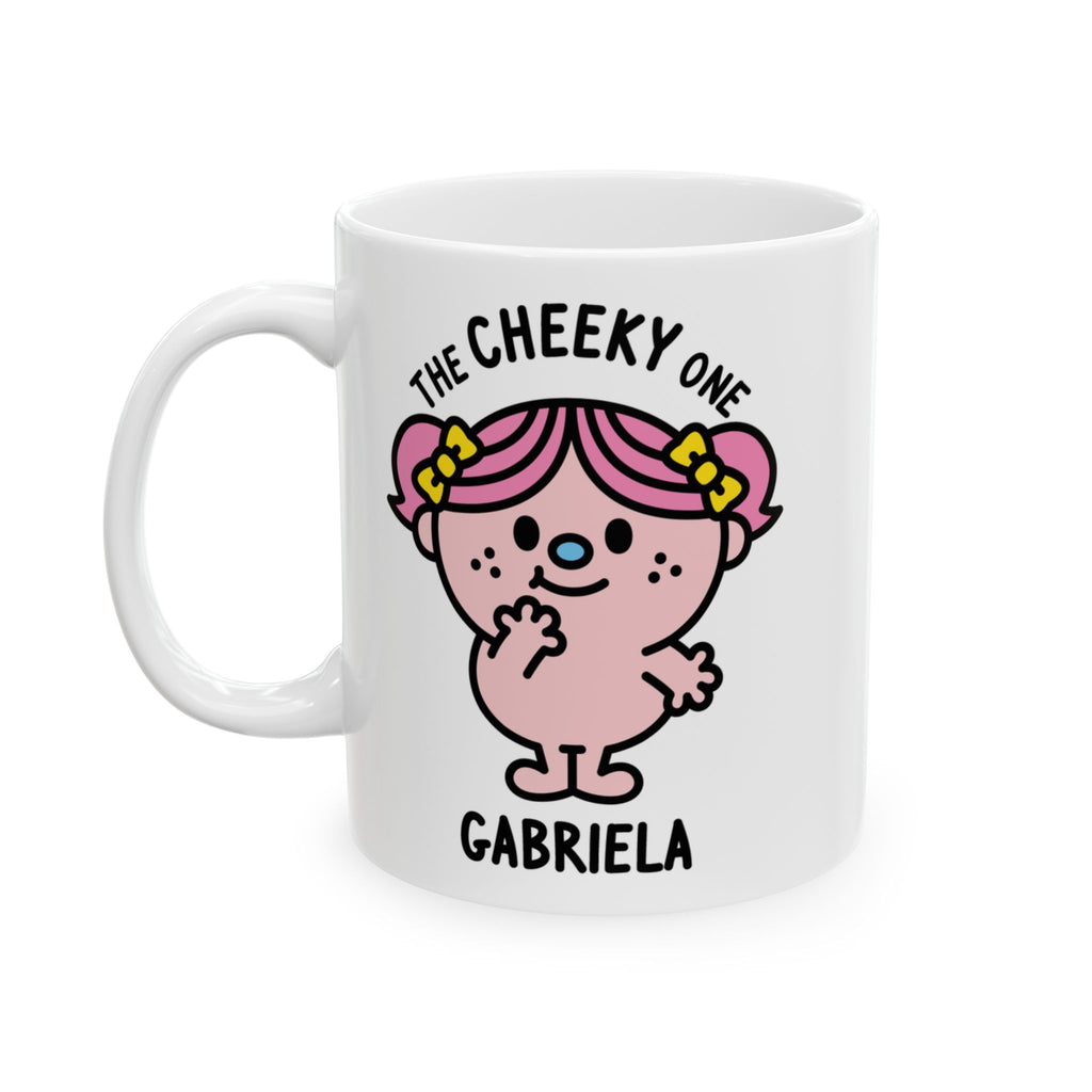 The Cheeky One - Adorable Personalised Coffee Mug White