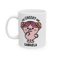 The Cheeky One - Adorable Personalised Coffee Mug White