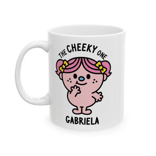 The Cheeky One - Adorable Personalised Coffee Mug White
