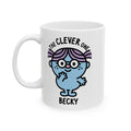 The Clever One - 11oz Personalised Character Gift Mug White