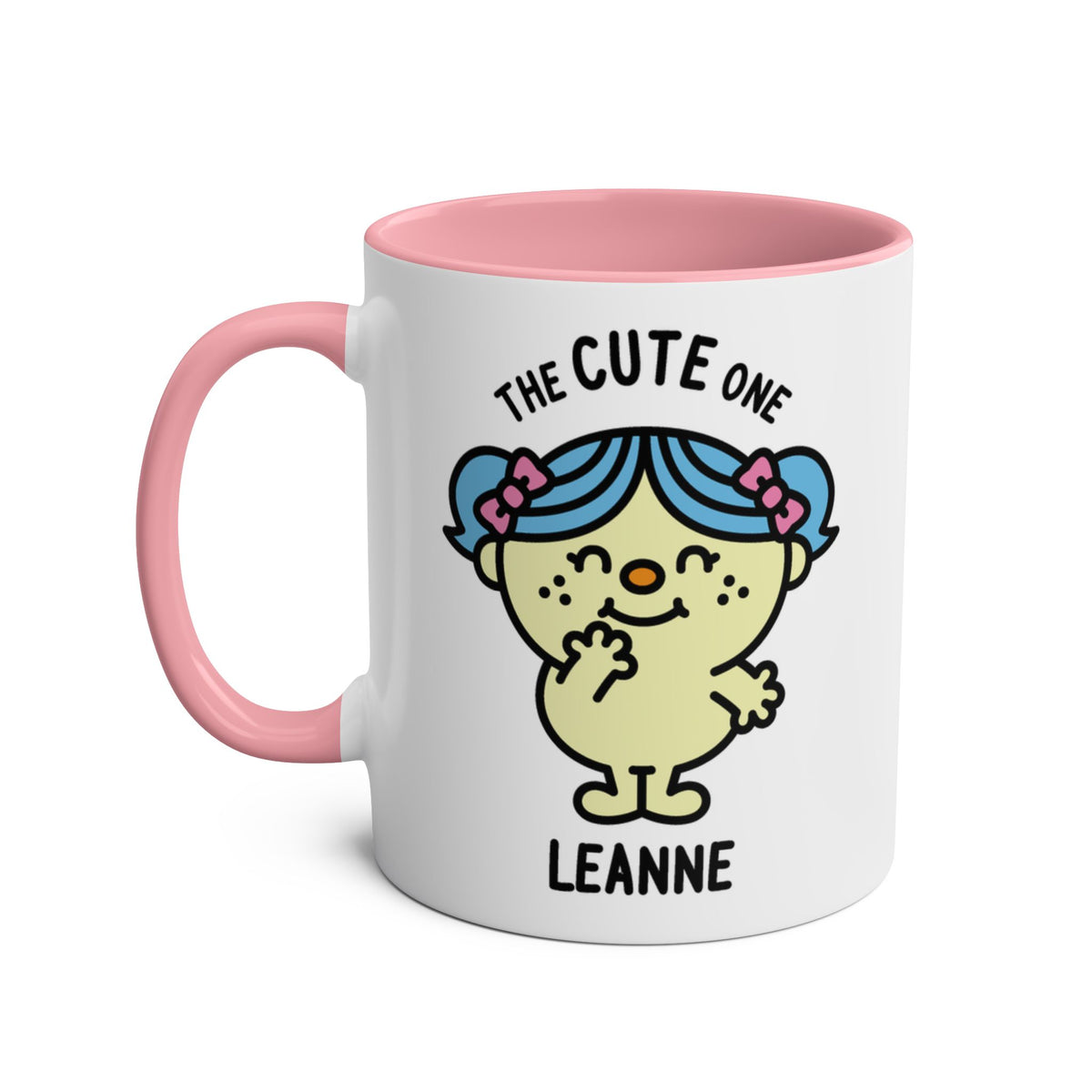 The Cute One - Adorable Personalised Coffee Mug Pink Colour