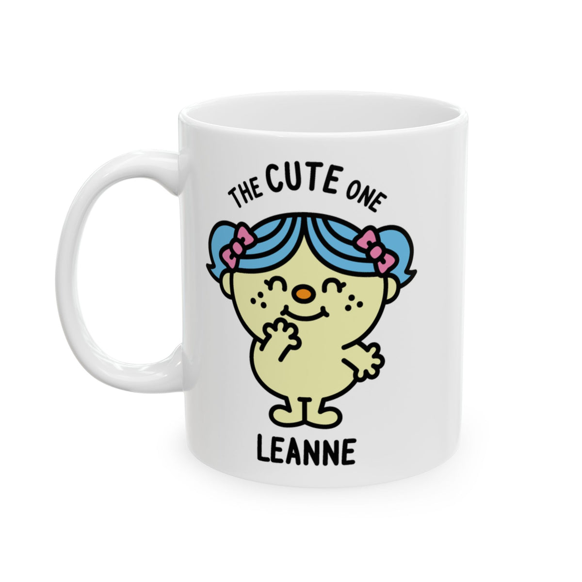 The Cute One - Adorable Personalised Coffee Mug White