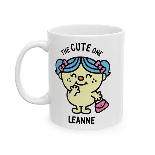 The Cute One - Adorable Personalised Coffee Mug White