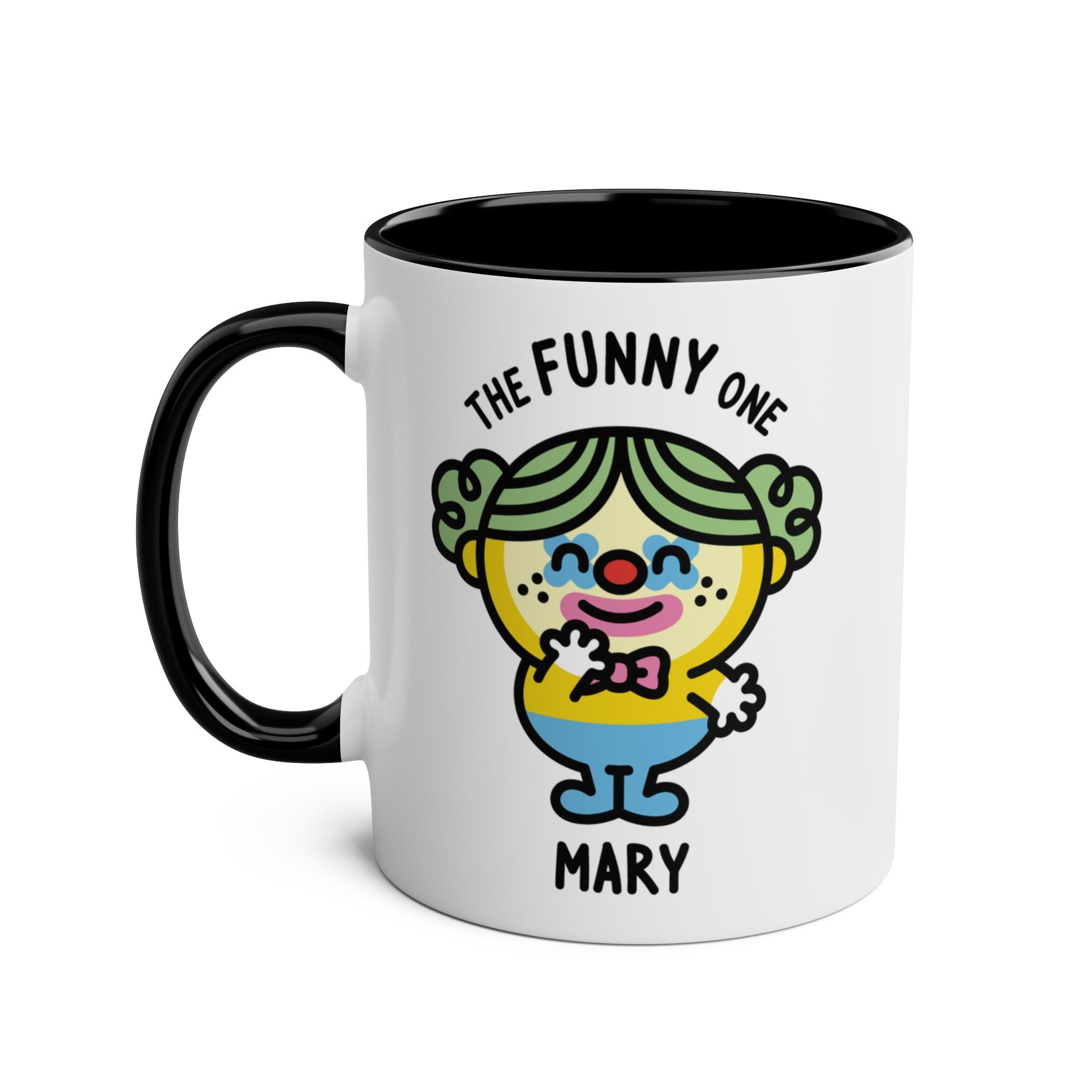 The Funny One - Adorable Personalised Coffee Mug Black