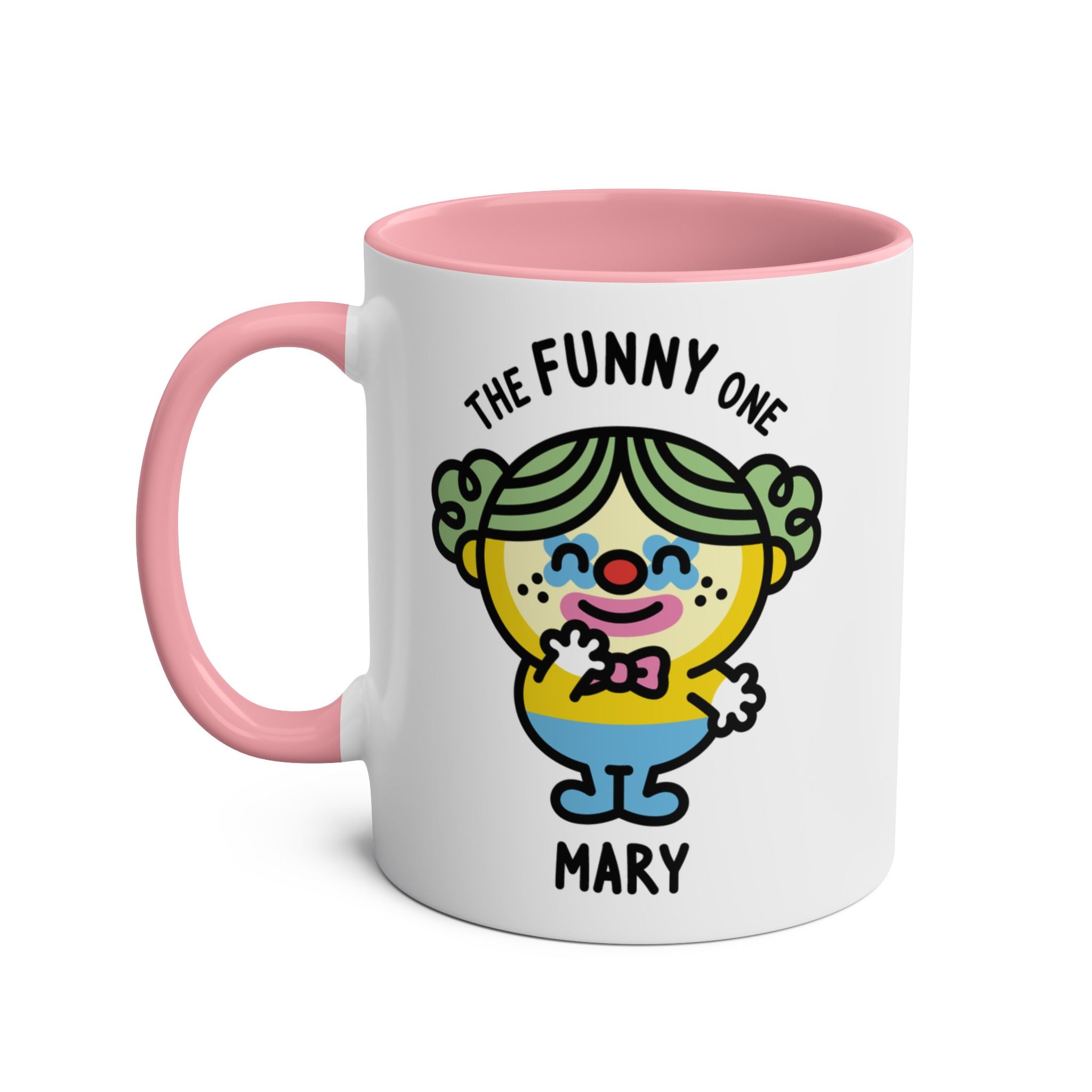 The Funny One - Adorable Personalised Coffee Mug Pink