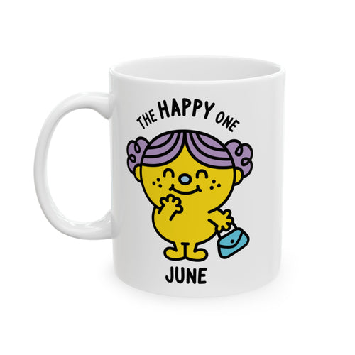 The Happy One - Adorable Personalised Coffee Mug White