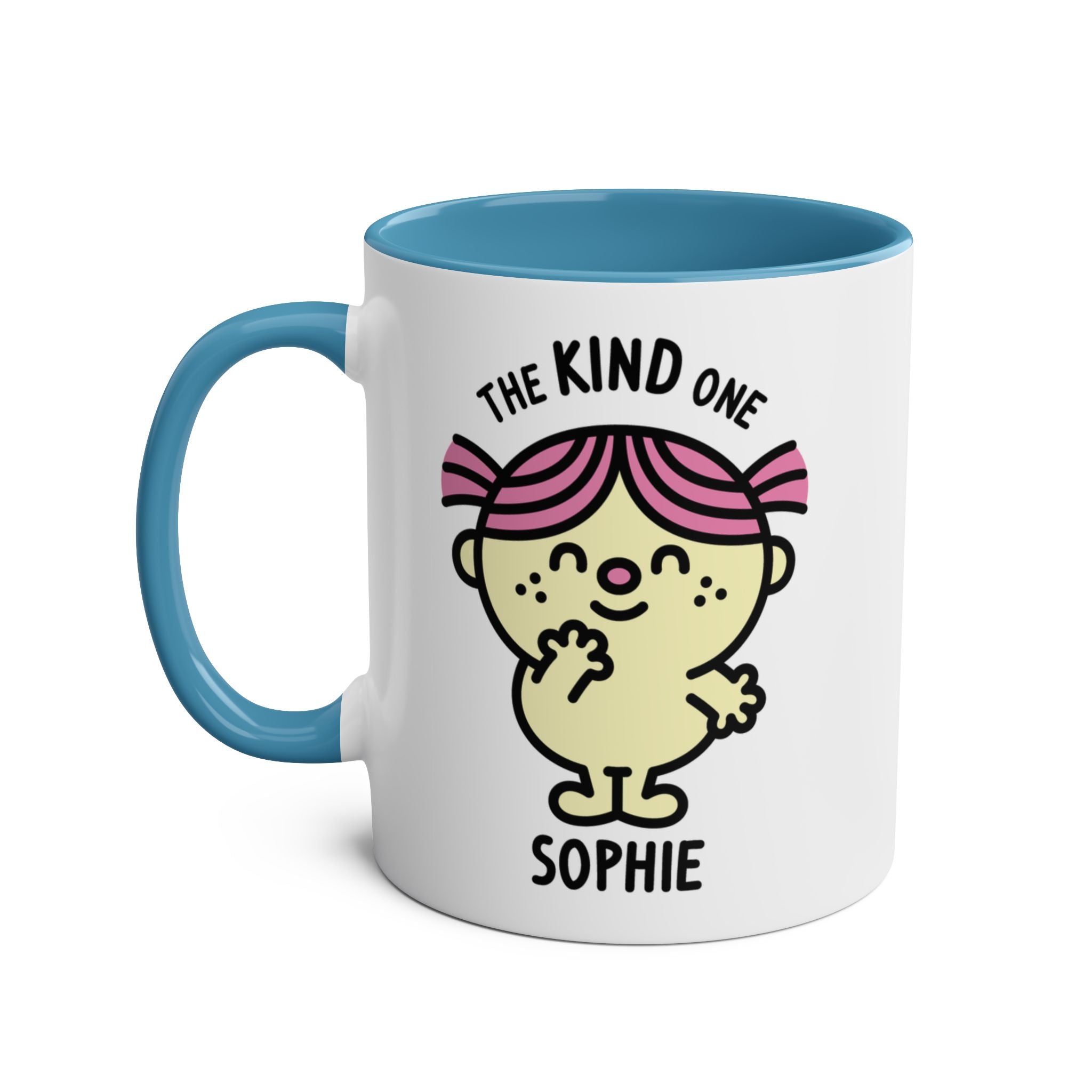 The Kind One - 11oz Personalised Character Gift Mug Blue