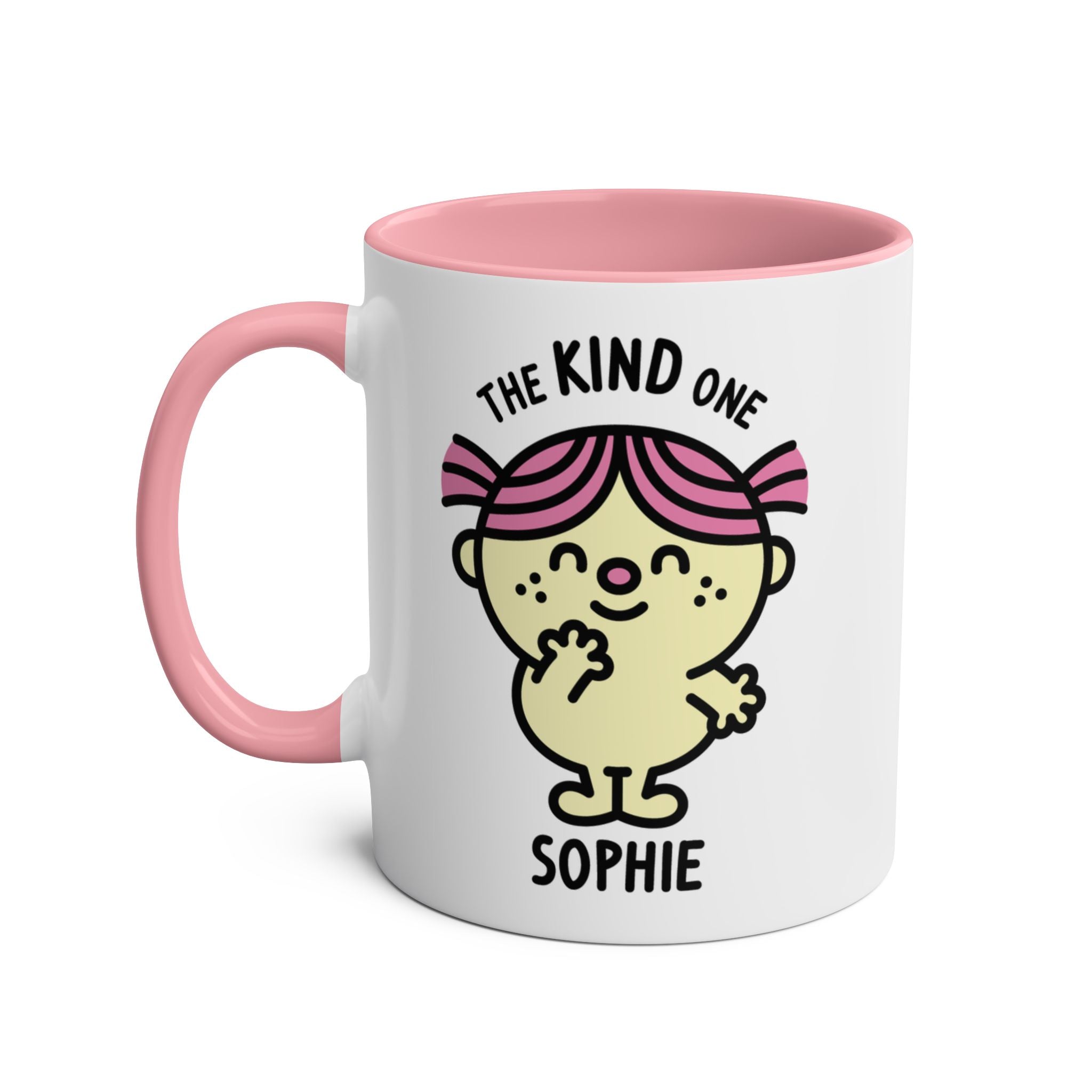 The Kind One - 11oz Personalised Character Gift Mug pink