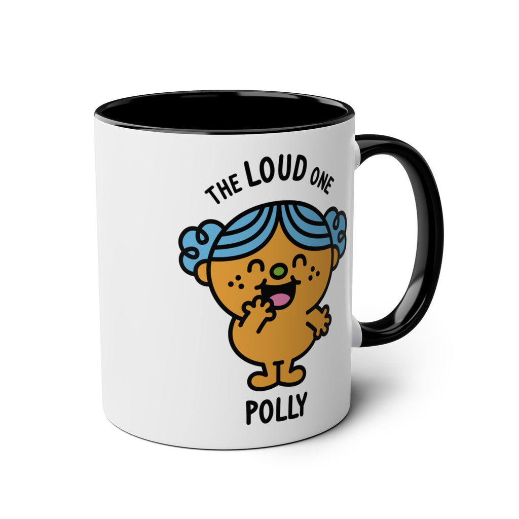 The Loud One - Adorable Personalised Coffee Mug Black Accent