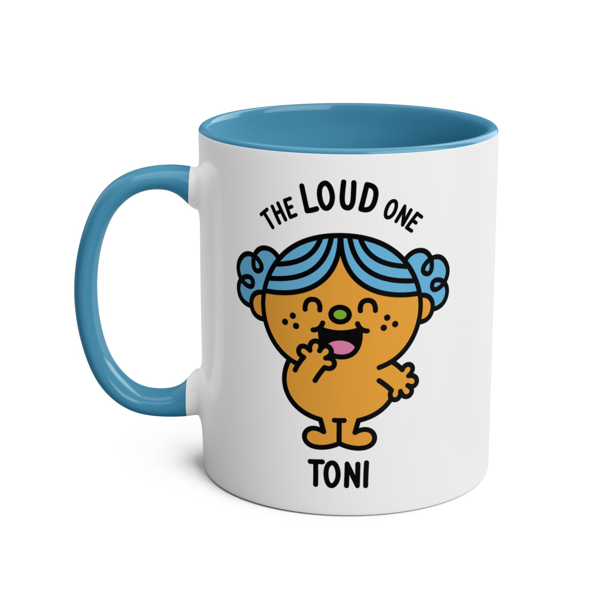 The Loud One - Adorable Personalised Coffee Mug Blue