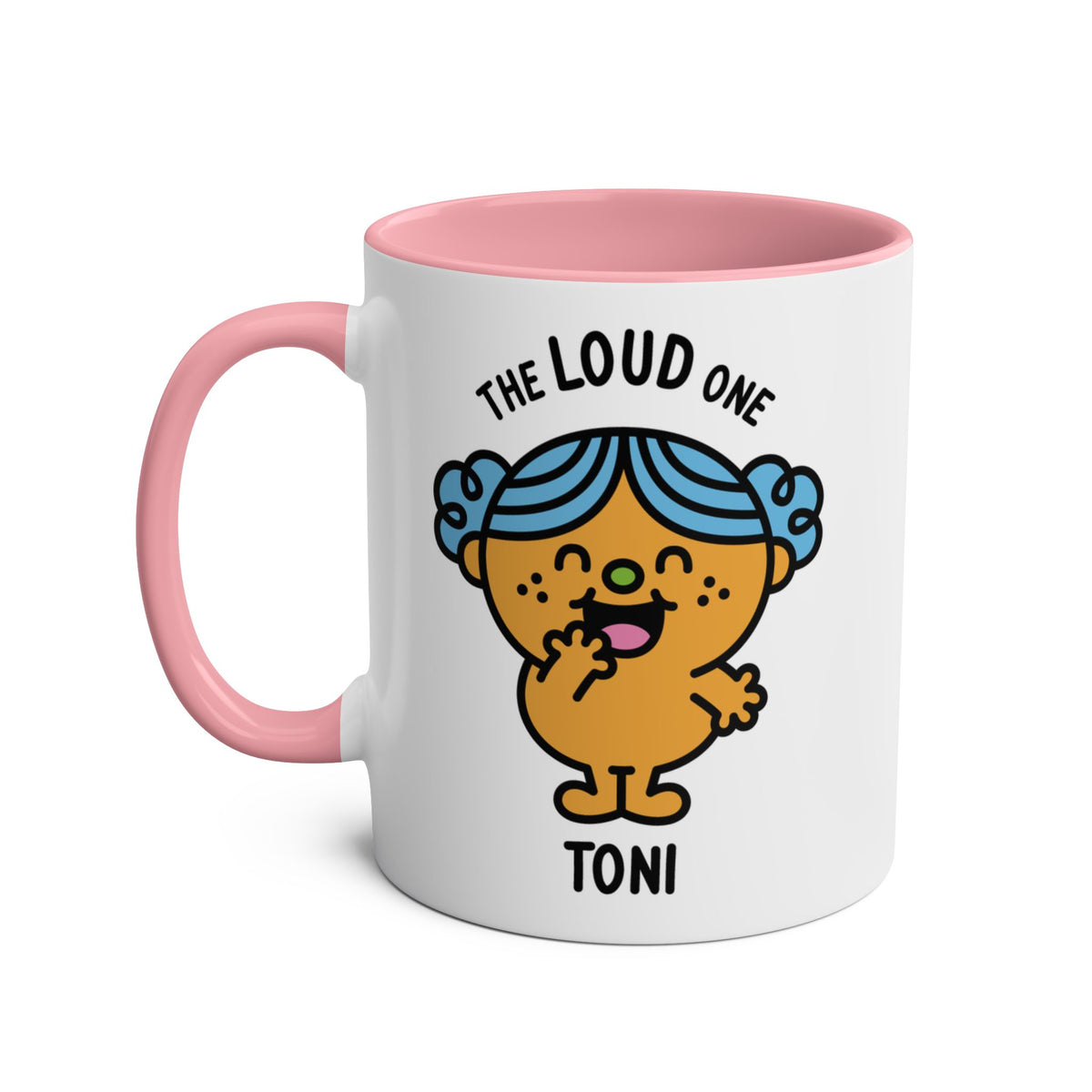 The Loud One - Adorable Personalised Coffee Mug Pink