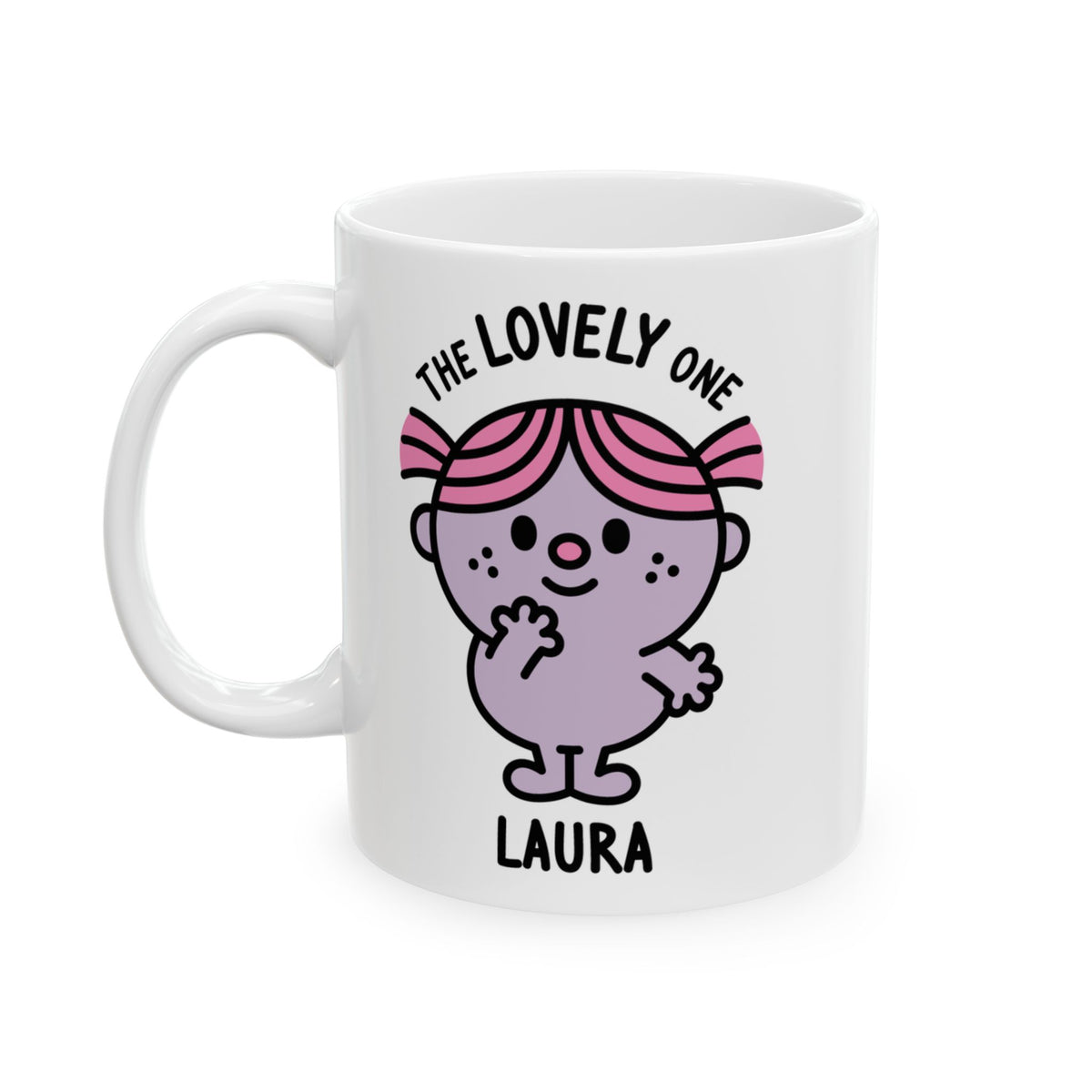 The Lovely One - Adorable Personalised Coffee Mug White