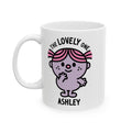 The Lovely One - 11oz Personalised Character Gift Mug White