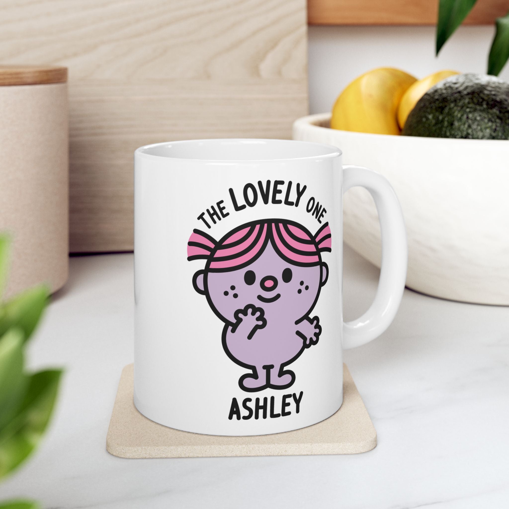 The Lovely One - 11oz Personalised Character Gift Mug Context