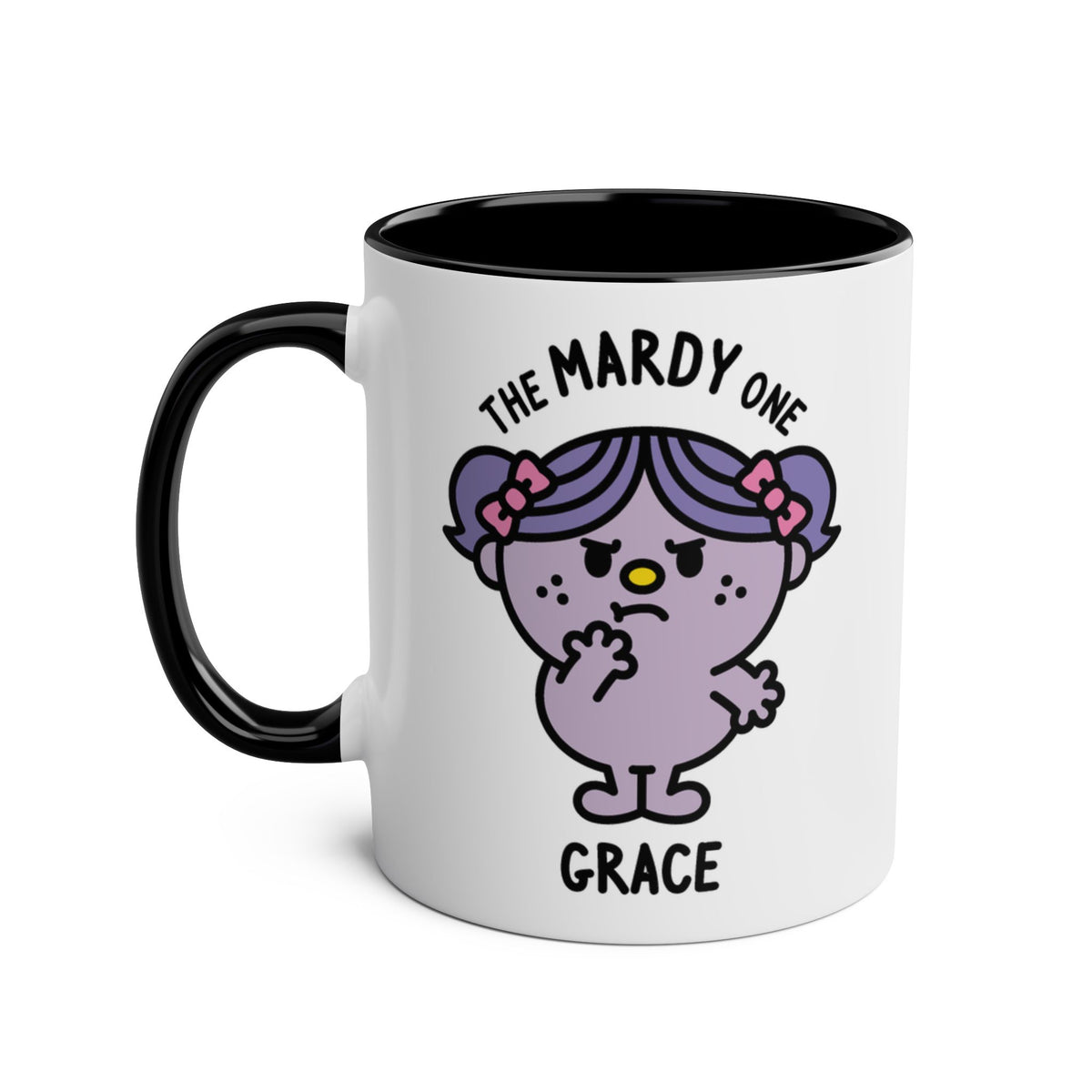 The Mardy One - Adorable Personalised Coffee Mug Black Colour