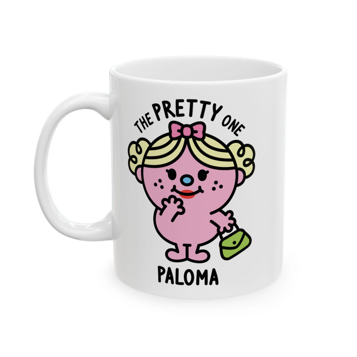 The Pretty One - Adorable Personalised Coffee Mug White