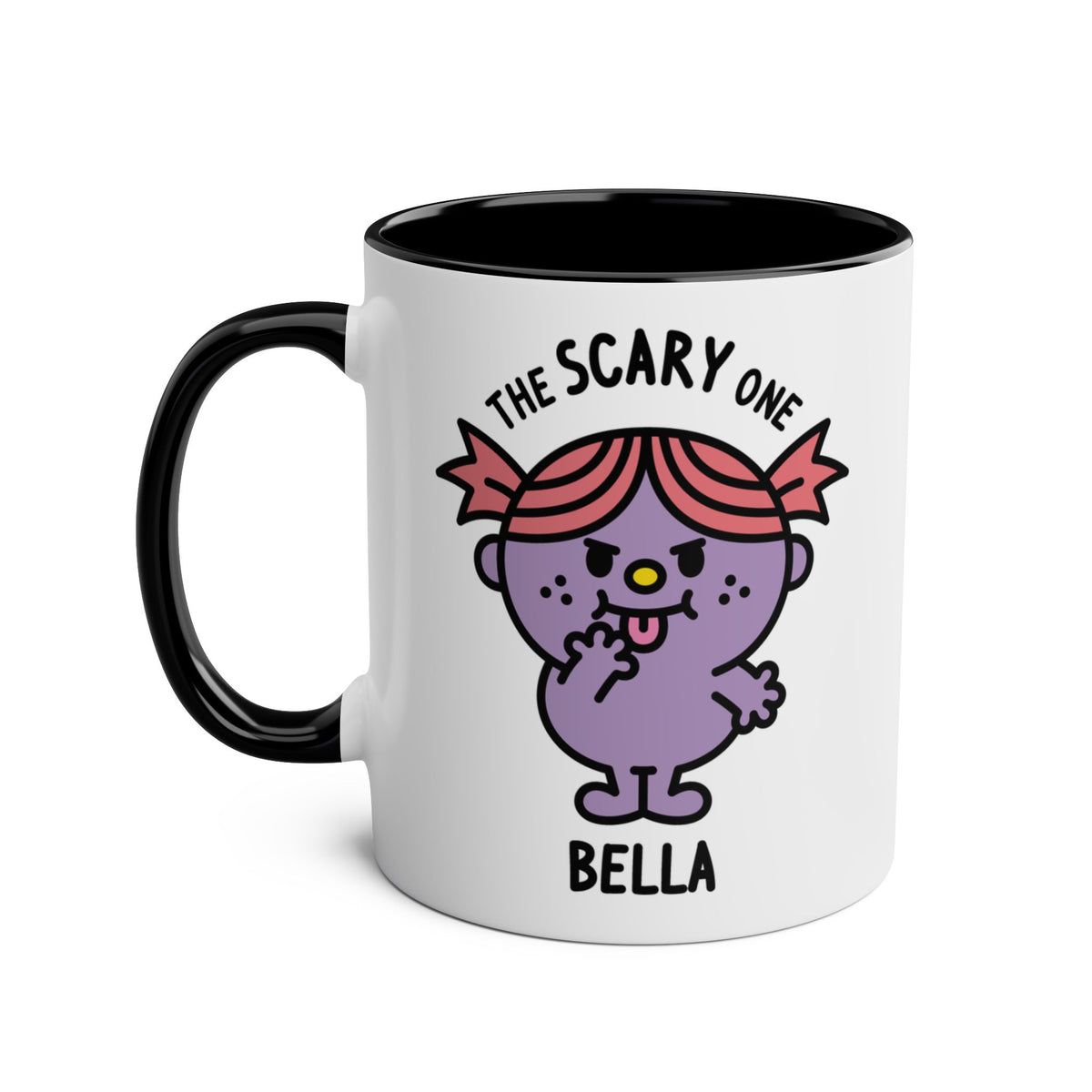 The Scary One - Adorable Personalised Coffee Mug Black