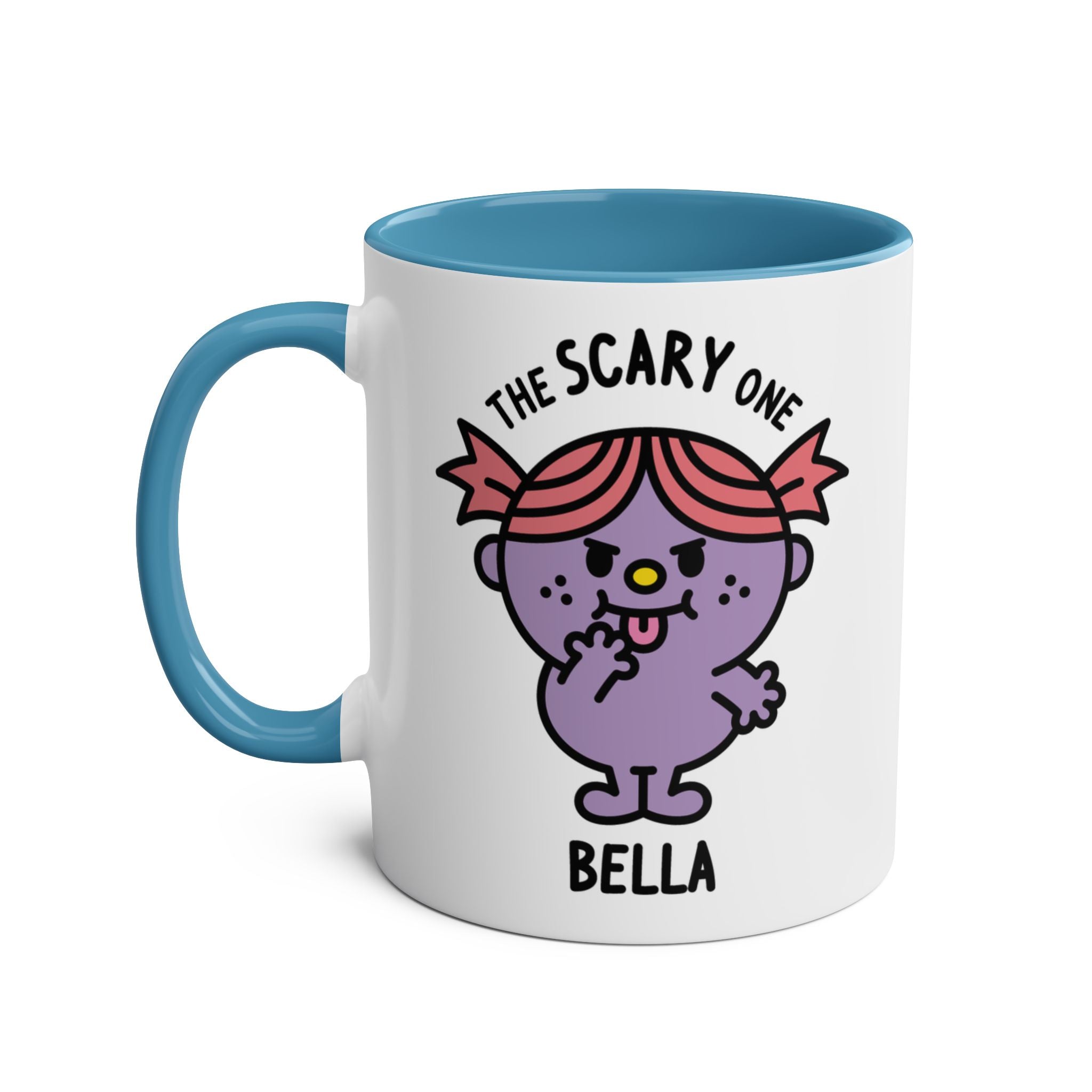 The Scary One - Adorable Personalised Coffee Mug Blue
