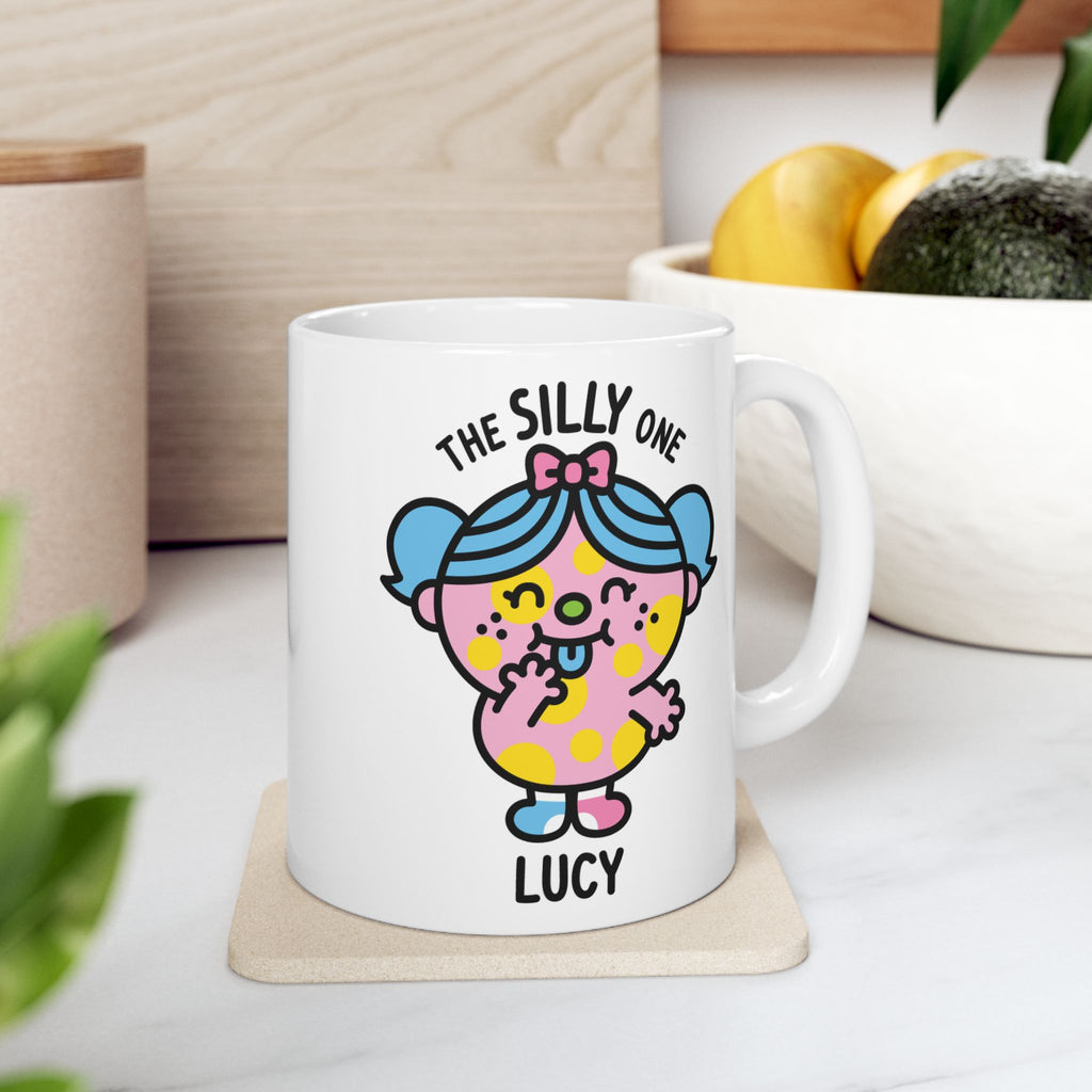 The Silly One - Adorable Personalised Coffee Mug White In Kitchen