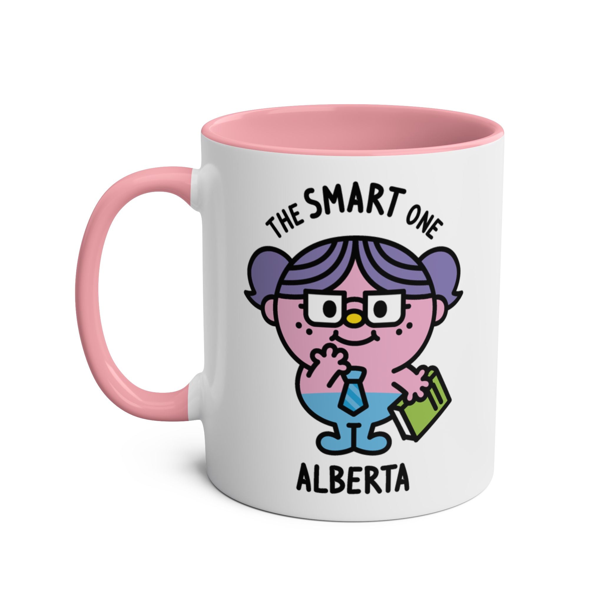 The Smart One - Adorable Personalised Coffee Mug Pink Colour