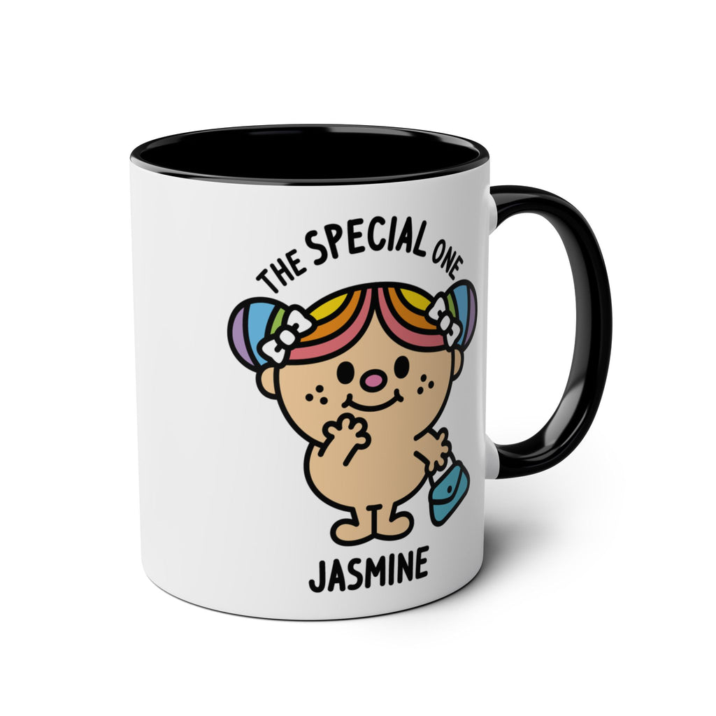 The Special One - Adorable Personalised Coffee Mug White Black Accent