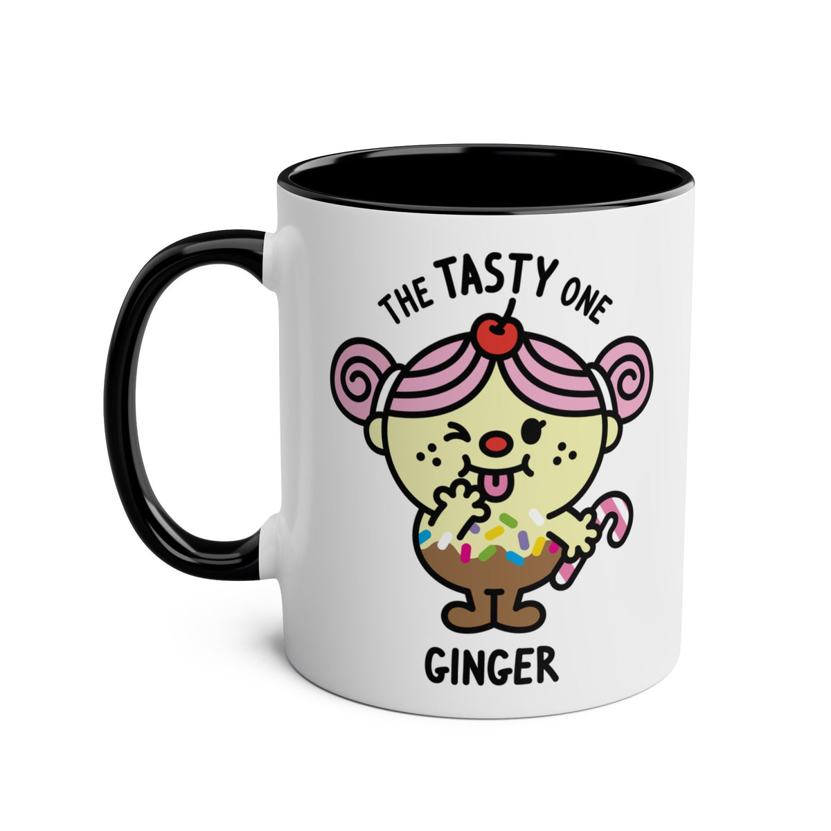 The Tasty One - Adorable Personalised Coffee Mug Black Colour