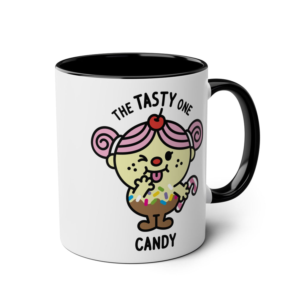 The Tasty One - Adorable Personalised Coffee Mug Black Accent