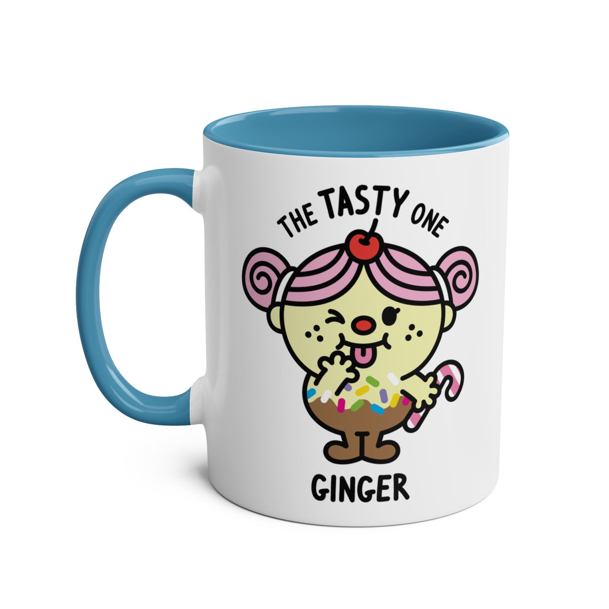 The Tasty One - Adorable Personalised Coffee Mug Blue Colour