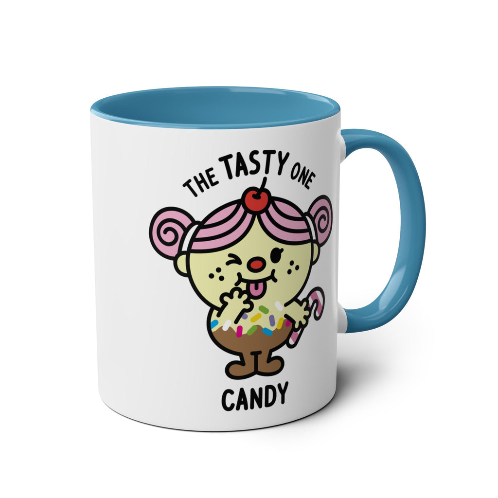 The Tasty One - Adorable Personalised Coffee Mug Blue Accent