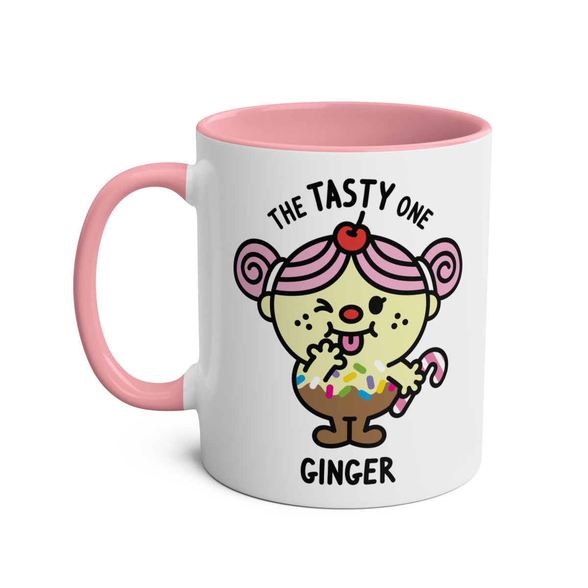 The Tasty One - Adorable Personalised Coffee Mug Pink Colour