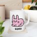 Simple Artistic Bunny - Personalised Name Mug