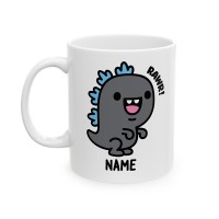 Kawaii Kaiju Godzilla - Custom Name Mug