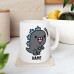Kawaii Kaiju Godzilla - Custom Name Mug