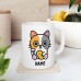 Lucky Kawaii Cat - Custom Name Mug