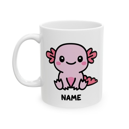 Cute Kawaii Axolotl - Custom Coffee Mug